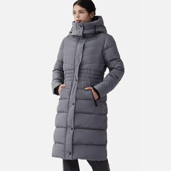 IKAZZ Winter Coats Thickened Warm Insulated Vegan Down Long Parka Jacket size XS - Picture 1 of 6